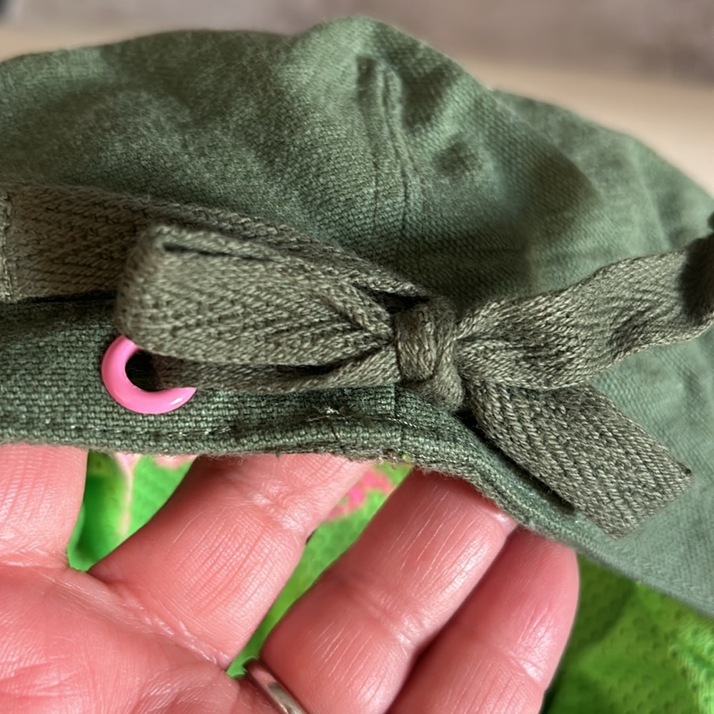 PINK Victoria’s Secret Olive Hat-NWT-one size - Picture 4 of 10